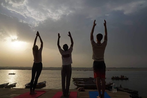 Yoga en Varanasi