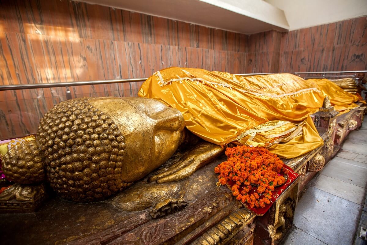 Templo de Nirvana en Kushinagar